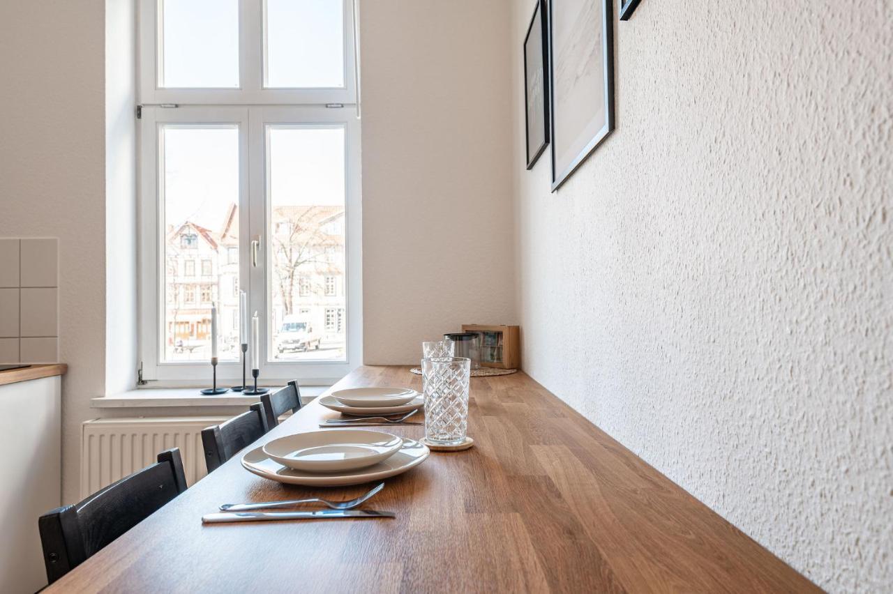 Exklusives Innenstadt Apartment - Parken - Smart-Tv - Kaffeevollautomat Wernigerode Extérieur photo