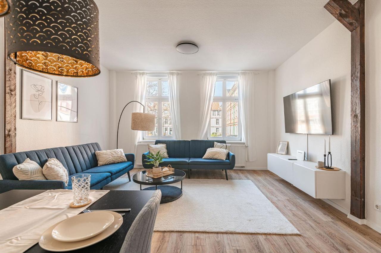 Exklusives Innenstadt Apartment - Parken - Smart-Tv - Kaffeevollautomat Wernigerode Extérieur photo
